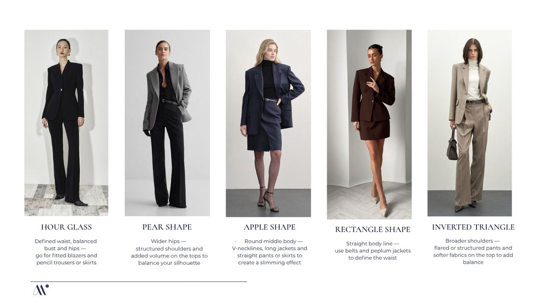 Finally find the Perfect Tailored Women’s Suit for your Body Shape | Maydo Saigon Tailor