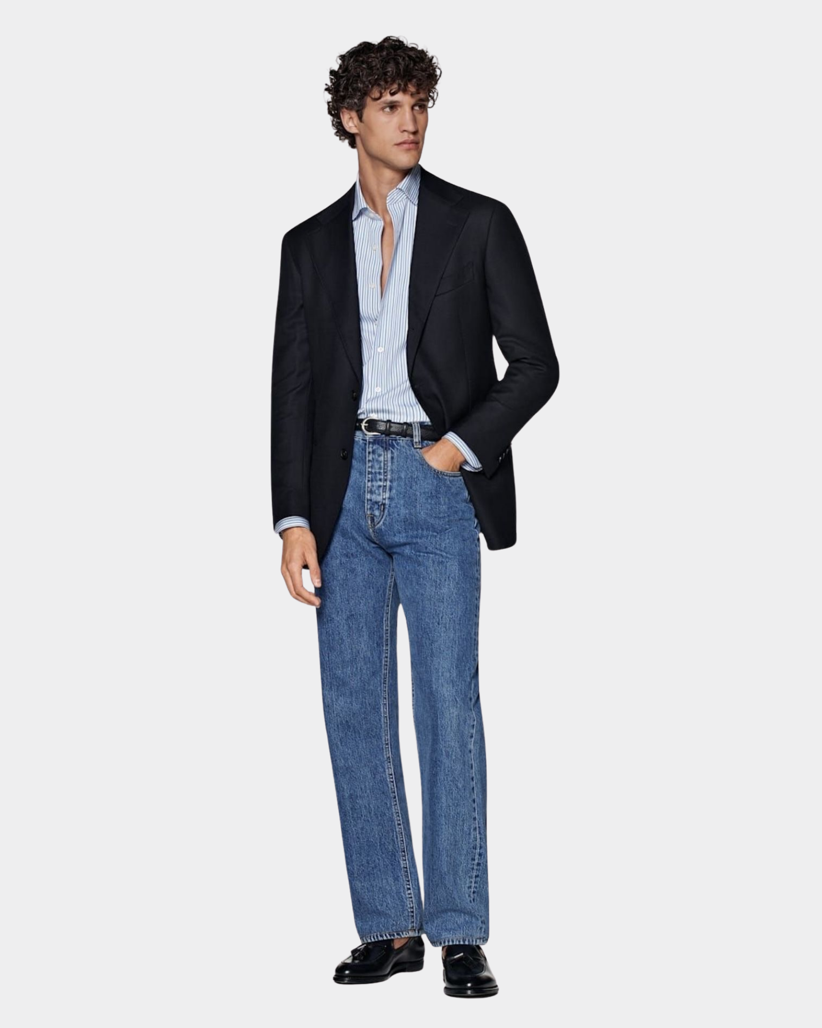 Custom Man Casual navy blazer
