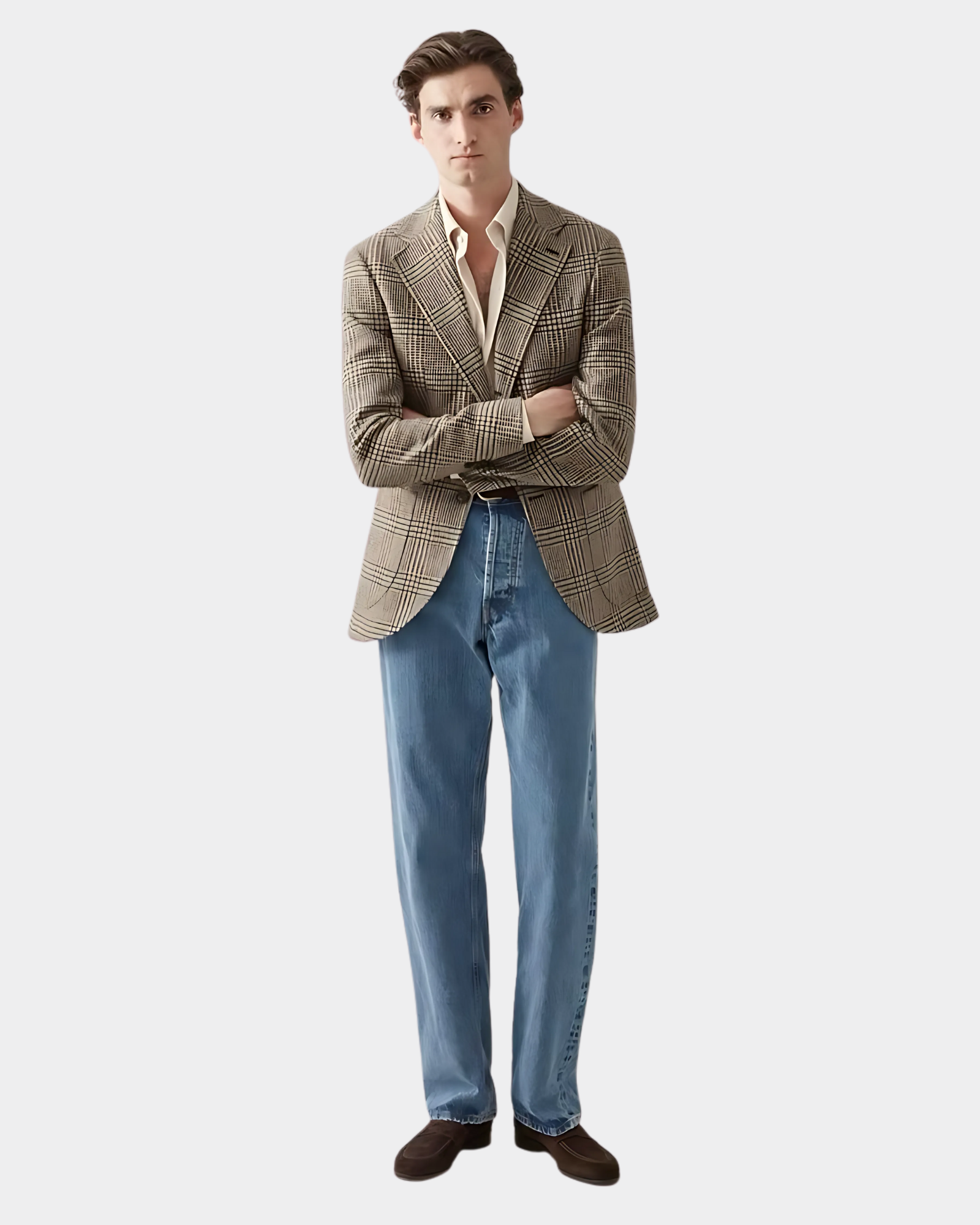 Custom Man Casual navy blazer