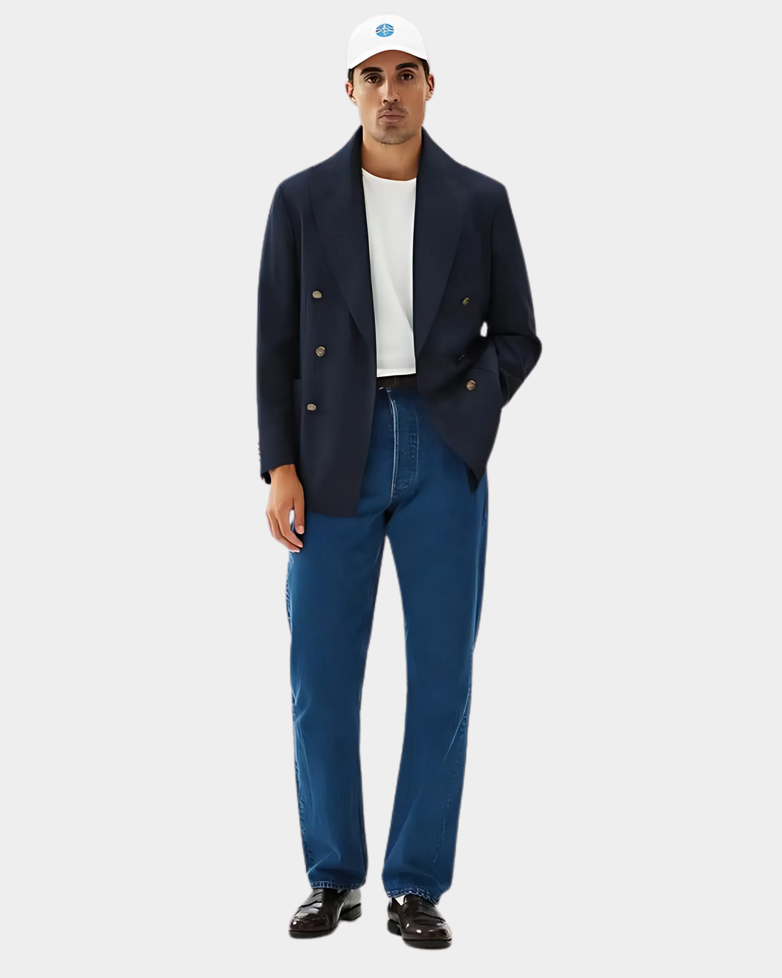 Custom Man Casual navy blazer
