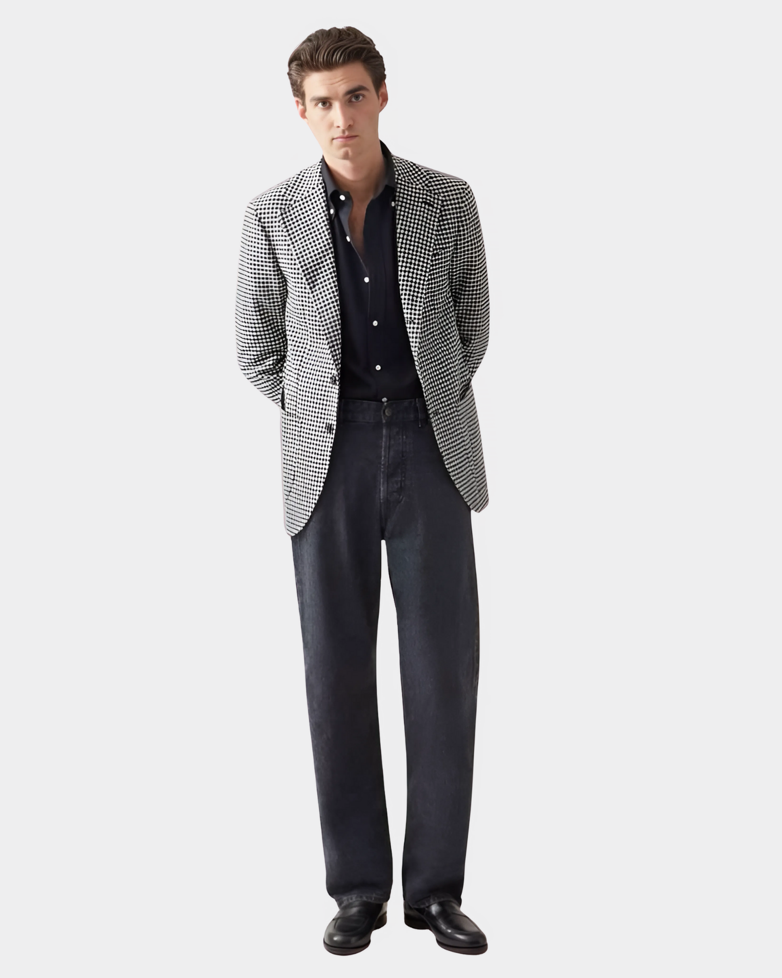 Custom Man Casual navy blazer