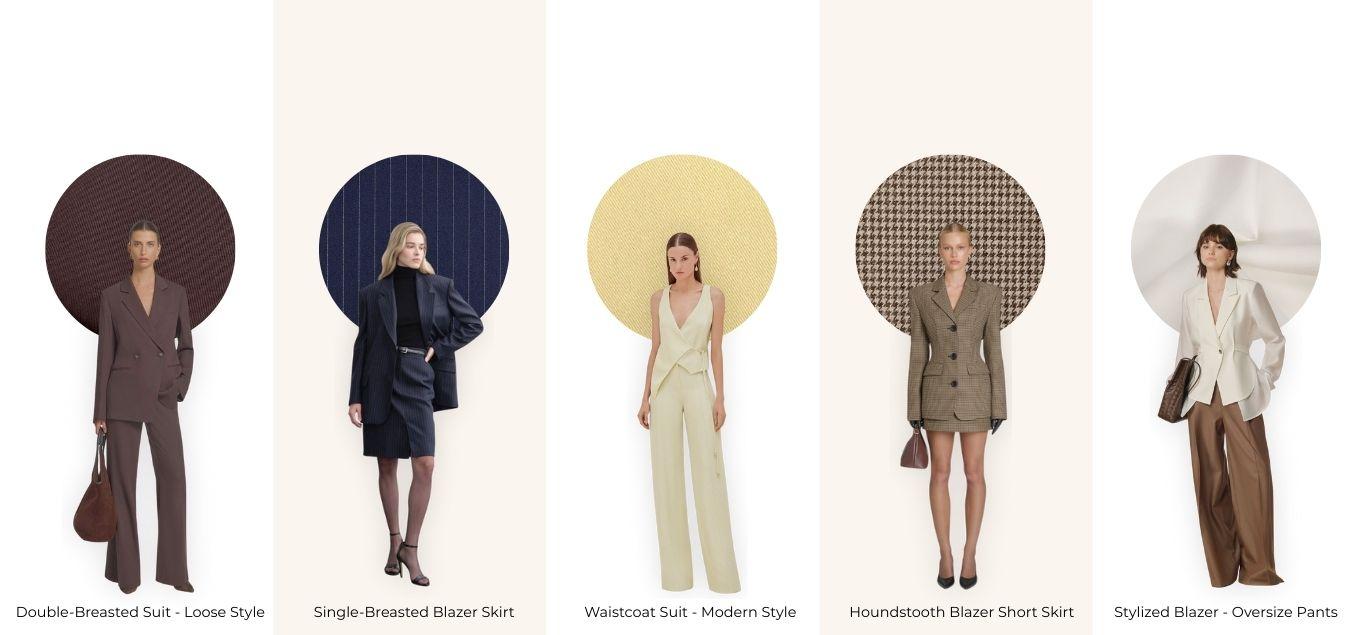 custom women suit banner