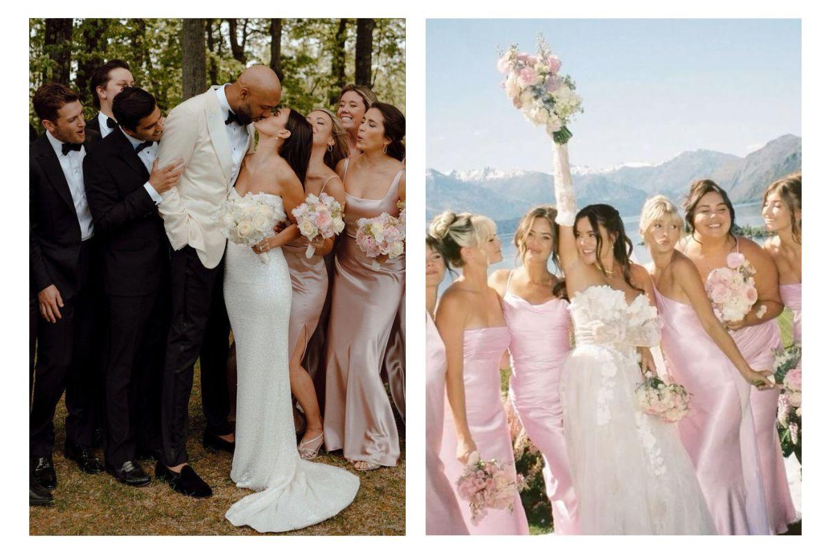 tailor bridesmaids dress ho chi minh city pink