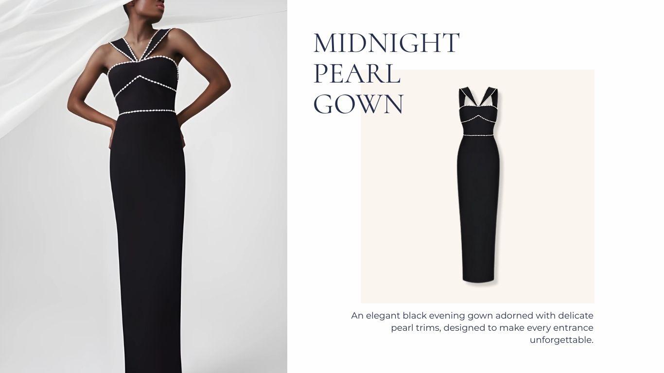 tailor dress in district 1 ho chi minh midnight pearl gown
