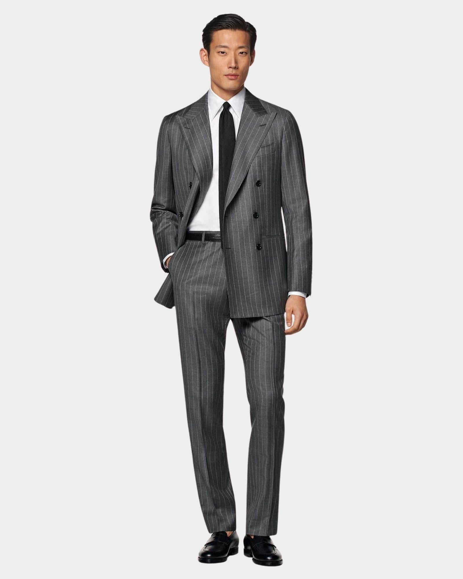 tailor suit in district 1 ho chi minh city grey stripe