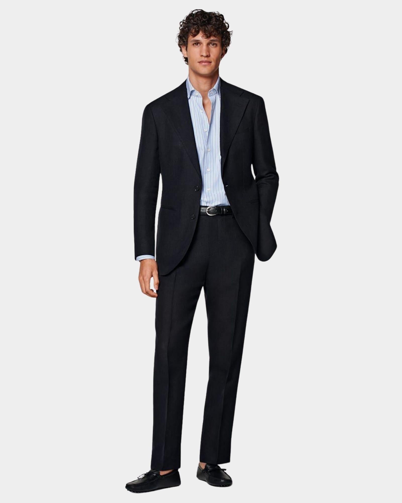 tailor suit in district 1 ho chi minh city product page dark blue linen