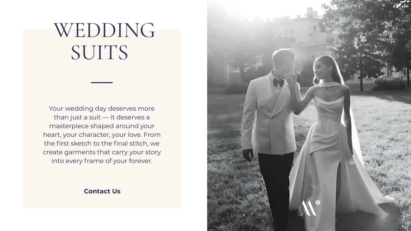 Tailored groom suit white tuxedo in Ho Chi Minh City Maydo Saigon Tailor